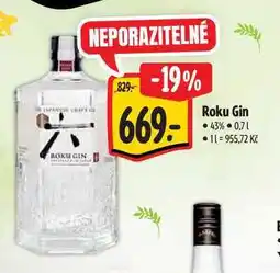 Albert Roku Gin nabídka
