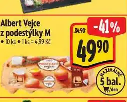 Albert Albert Vejce z podestýlky M 10 ks nabídka