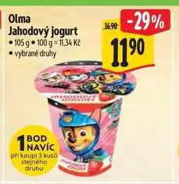 Albert Olma Jahodový jogurt nabídka