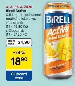 Tesco Birell Active, 0.5 l, plech nabídka
