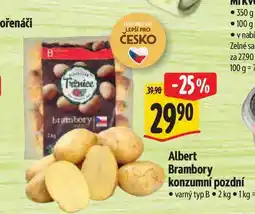 Albert Albert Brambory konzumní pozdní nabídka