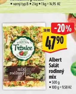 Albert Albert Salát rodinný mix nabídka