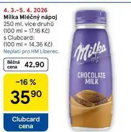 Tesco Milka Mléčný nápoj, 250 ml, více druhů nabídka