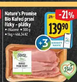 Albert Nature's Promise Bio Kuřecí prsní řízky - plátky nabídka