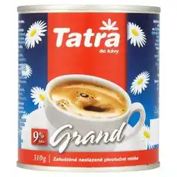 Tesco Tatra Grand zahuštené neslazené plnotučné mléko 310g nabídka