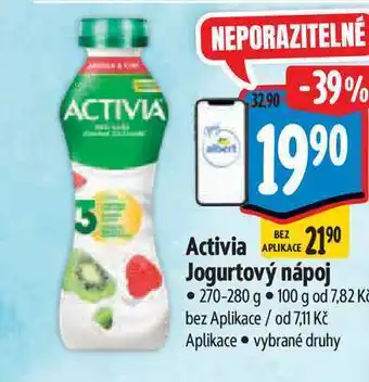 Albert Activia Jogurtový nápoj nabídka