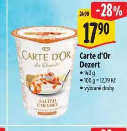 Albert Carte d'Or Dezert nabídka