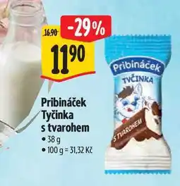 Albert Pribináček Tyčinka s tvarohem nabídka