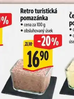 Albert Retro turistická pomazánka nabídka