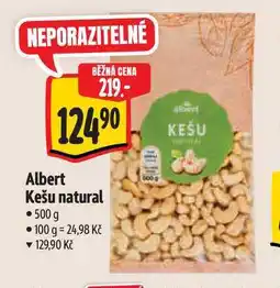 Albert Albert Kešu natural nabídka