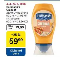 Tesco Hellmann's Omáčka, 250 ml, více druhů nabídka