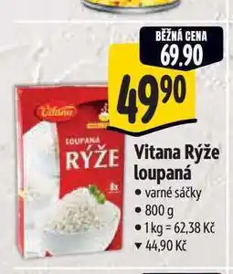 Albert Vitana Rýže loupaná varné sáčky nabídka