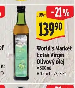 Albert World's Market Extra Virgin Olivový olej nabídka