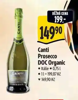Albert Canti Prosecco DOC Organic nabídka