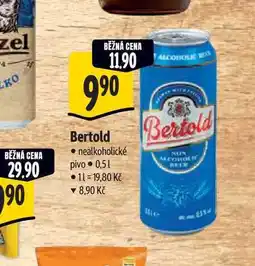 Albert Bertold nealkoholické pivo nabídka