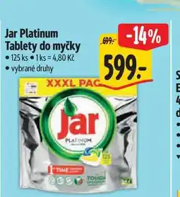 Albert Jar Platinum Tablety do myčky 125 ks nabídka