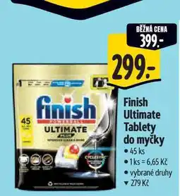 Albert Finish Ultimate Tablety do myčky 45 ks nabídka