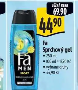 Albert Fa Sprchový gel nabídka