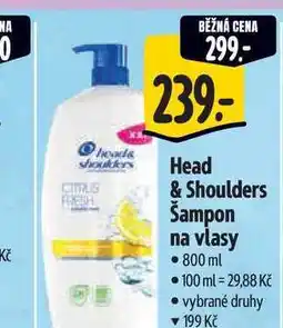 Albert Head & Shoulders Šampon na vlasy nabídka