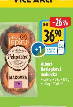 Albert Bezlepková makovka 2 ks nabídka