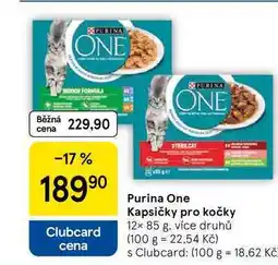 Tesco Purina One Kapsičky pro kočky, 12× nabídka