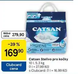 Tesco Catsan Stelivo pro kočky, 10 l, 5.3 kg nabídka
