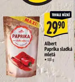 Albert Albert Paprika sladká mletá nabídka