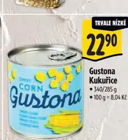Albert Gustona Kukuřice 340/285 g nabídka