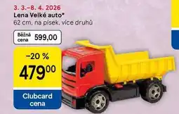Tesco Lena Velké auto, 62 cm, na písek, více druhů nabídka