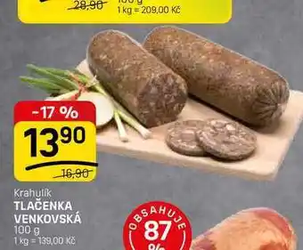 Flop TLAČENKA VENKOVSKÁ nabídka