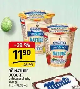 Flop JČ NATURE JOGURT vybrané druhy nabídka