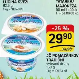 Flop JČ pomazánkové tradiční 150g, vybrané druhy nabídka