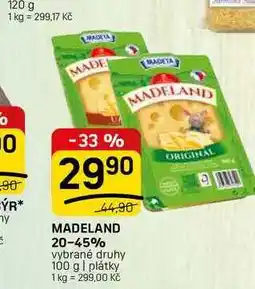 Flop MADELAND 20-45% vybrané druhy nabídka
