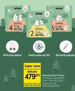 Tesco Moomin Eko Plenky, 34-56 ks, více druhů nabídka