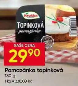 Hruška Hruška Pomazánka topinková nabídka