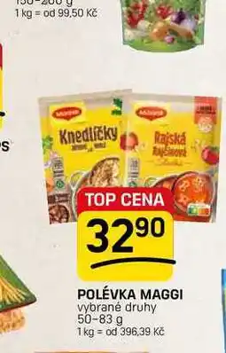 Flop POLÉVKA MAGGI vybrané druhy nabídka