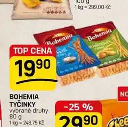 Flop BOHEMIA TYČINKY vybrané druhy nabídka