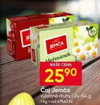 Hruška Jemča vybrané druhy nabídka
