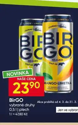Hruška BirGO vybrané druhy nabídka