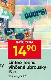 Hruška Linteo Teens vlhčené ubrousky 15 ks nabídka