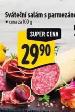 Albert Sváteční salám s parmezánem nabídka