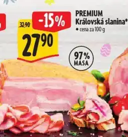 Albert PREMIUM Královská slanina nabídka