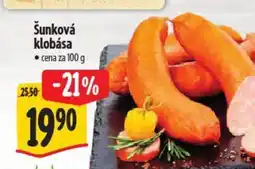 Albert Šunková klobása nabídka