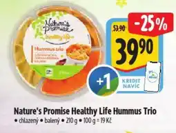 Albert Nature's Promise Healthy Life Hummus Trio nabídka