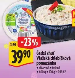 Albert Česká chuť Vlašská chlebíčková pomazánka nabídka