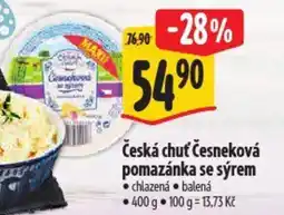 Albert Česká chuť Česneková pomazánka se sýrem nabídka