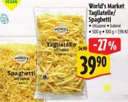 Albert World's Market Tagliatelle/ Spaghetti nabídka