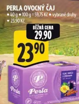 Albert Perla ovocný čaj nabídka