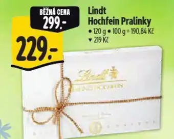 Albert Lindt Hochfein Pralinky nabídka