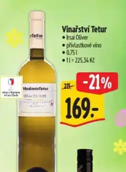 Albert Vinařství Tetur nabídka